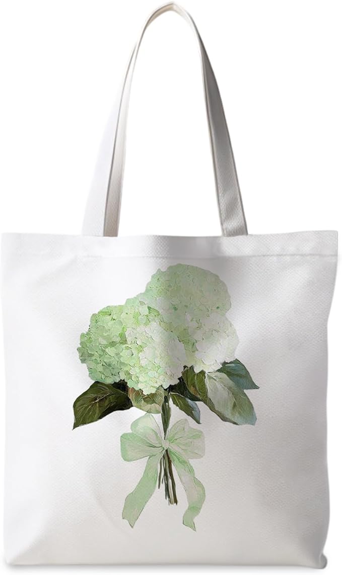 Floral Tote Bag, Floral Bag for Women, Reusable Grocery Bags Shopping Bags