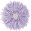 Decorative 3D Flower Round Throw Pillow with Inserts Included Handmade Cute Daisy Accent Pillow Soft Elegant Cushion for Bed Couch Chair Bedroom Living Room Home Decor 12Inch Lavender Purple