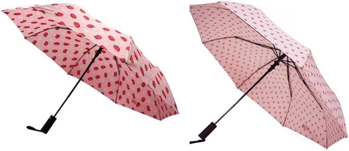 Nollia Windproof Automatic Travel Umbrella, Compact Portable with Reinforced Ribs for Sun & Rain