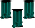 PMU Curling Ribbon - Crimped Texture Curling Ribbons for Gift Box Wrapping, Florist Flowers, Birthday Party Decorations, Festival Art Craft & Christmas Décor - Hunter Green 3/8 Inch X 250 Yards, Pkg/3