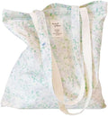 Cotton Canvas Tote Bag Reusable Soft Grocery Cloth Bag Floral Shoulder Bag for Beach Travel Shopping