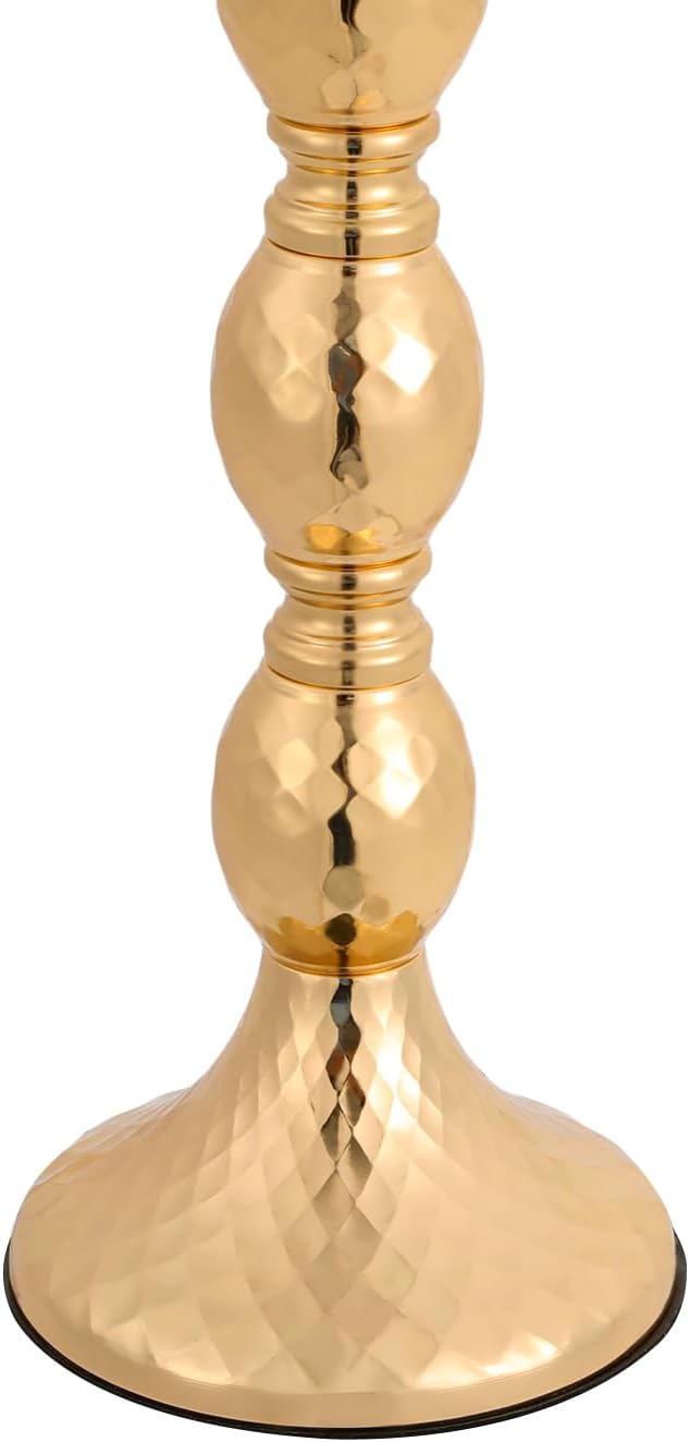 10 PCS Trumpet Vase Flower Arrangements Stand, 23.6 Inch Tall Wedding Gold Flower Stand, Decorative Centerpiece Table Decoration for Party Wedding Reception Event