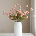 Artificial Flowers for Vases 20.5 Inch 10 Stems，Silk Dried Fake Mums Bouquet Indoor Faux Floral Arrangements for Decoration (Pink)
