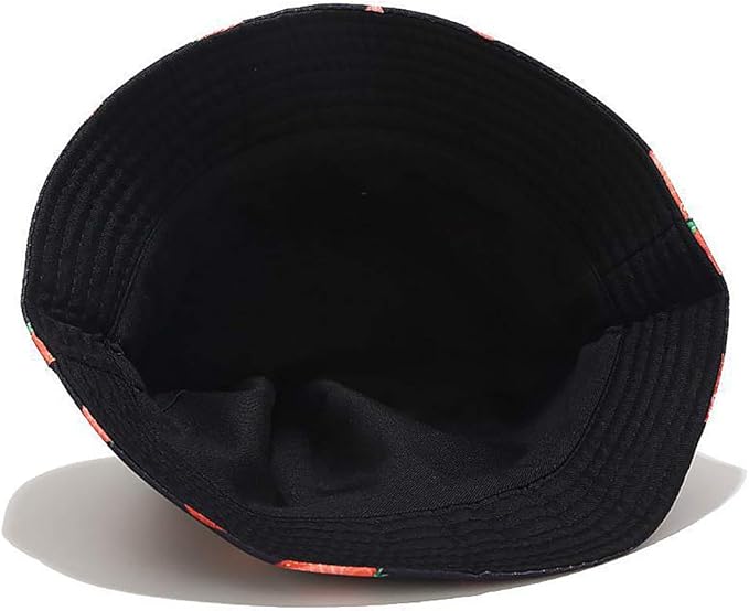 XYIYI Cute Bucket Hat Beach Fisherman Hats for Women, Reversible Double-Side-Wear