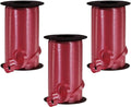 PMU Curling Ribbon - Crimped Texture Curling Ribbons for Gift Box, Birthday Party Decorations, Festival Art Craft & Christmas Décor - Burgundy Marsala 3/8 Inch X 250 Yards, Pkg/3