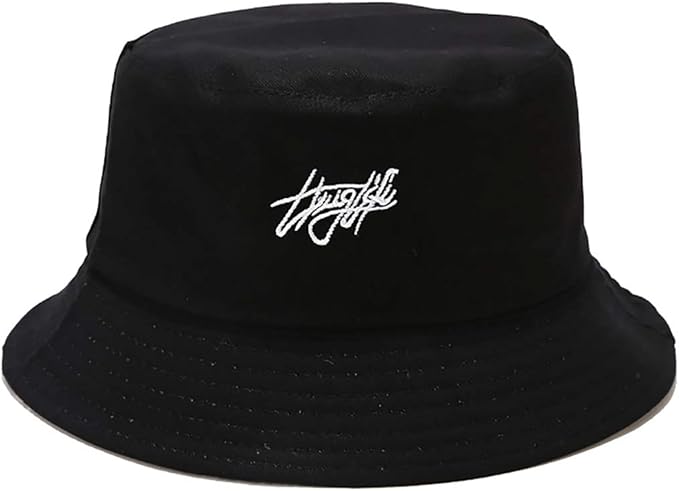 Malaxlx Unisex Bucket Hat Beach Sun Hat Aesthetic Fishing Hat for Men Women Teens, Reversible Double-Side-Wear