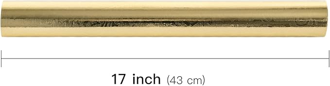LeZakaa 3D Embossed Floral Foil Gold Wrapping Paper, Vintage Flower Metallic Foil for Birthday Christmas Party Holiday Gift Wrap, for DIY Crafts Scrapbook, Mini Roll 17 inch x 32.8 Ft(Gold)