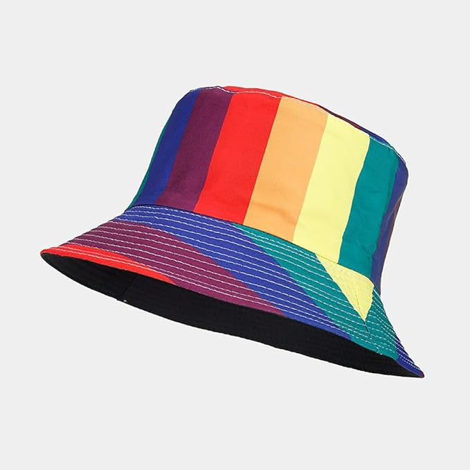 Quanhaigou Bucket Hat for Men Women,Packable Reversible Printed Sun Hats,Fisherman Outdoor Summer Travel Hiking Beach Caps