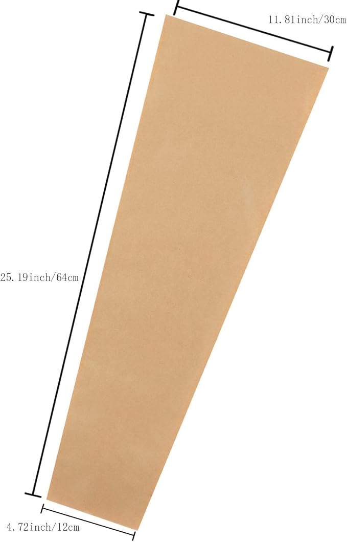 Flower Bouquet Sleeve Flower Wrapping Plastic Paper Floral Arrangement Supplies Wrap Bags 50pcs XL-Original