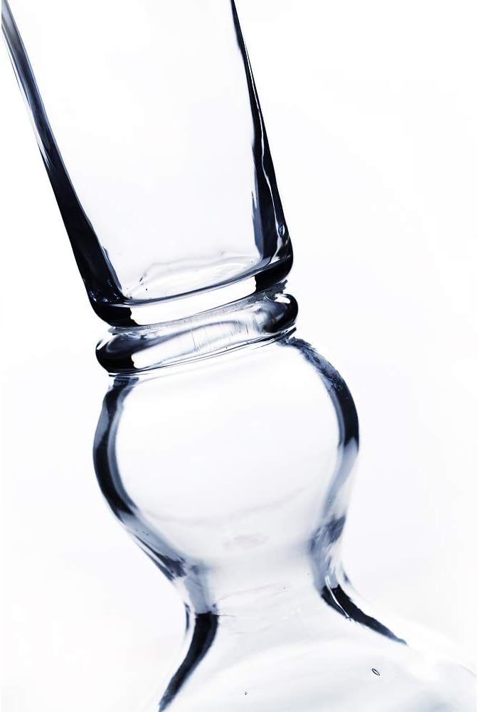 WGVI WGV Clear Unique Trumpet Vase/Center Piece, 23.5-Inch
