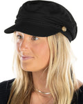 Funky Junque Newsboy Hat for Women – Trendy Greek Fisherman Cap, Classic Women's Baker Boy Newsies Hat, Ladies Fashion Caps