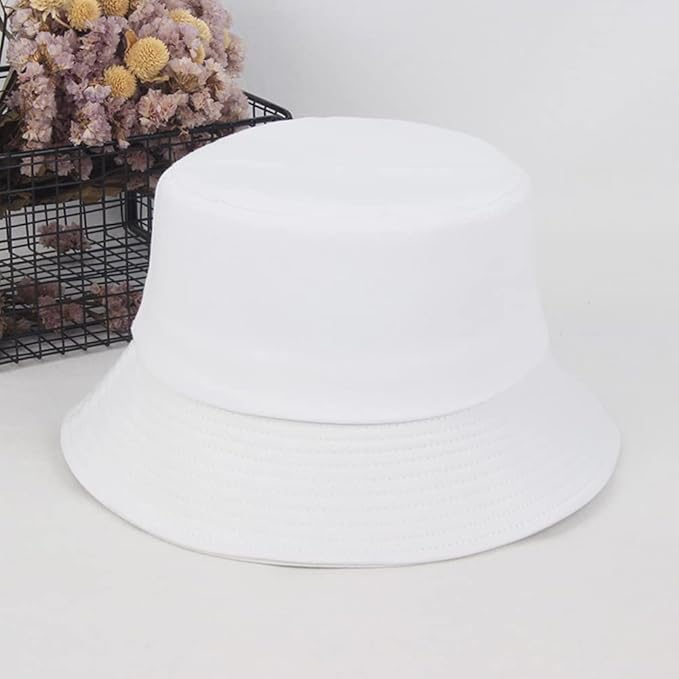 Malaxlx Unisex Bucket Hat Beach Sun Hat Aesthetic Fishing Hat for Men Women Teens, Reversible Double-Side-Wear