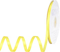 Lemon Yellow Satin Ribbon, Double Faced 1/4 Inch X 50 Yards Lemon Yellow Ribbon, Premium Satin Ribbon for Gift Wrapping, Crafts, Hair Bow Making, Sewing, Flower Bouquet, Wedding Party Decor