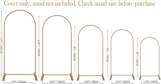 French Toile Arch Backdrop Cover Blue White Floral Baby Shower Birthday Party Elegant Vintage Theme Spandex Arch Stand Cover for Boys Newborn Celebration Tea Party Decor (G4260,7.2FT)