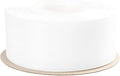 1-1/2 Inch White Shimmer Sheer Organza Ribbon Sheer Chiffon Ribbon 50 Yards-Roll Multiple Colors Available for Gift Wrapping Wedding Events Christmas Décor