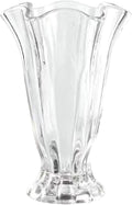 Fenteer Clear Glass Vase for Centerpieces,Decorative Ornaments Transparent Flower Bouquets Vase for Housewarming Gift Home Decoration