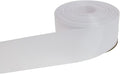 Solid Grosgrain Ribbon 25 Yard Each Roll 100% Polyester Woven Edge (1/1-2", White)