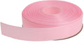 Solid Grosgrain Ribbon 25 Yard Each Roll 100% Polyester Woven Edge (1", Pink)