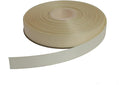 Solid Grosgrain Ribbon 25 Yard Each Roll 100% Polyester Woven Edge (5/8", Beige)