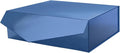PACKHOME Large Gift Box with Lid 13.5x9x4.1 Inches, Sturdy Collapsible Gift Box with Magnetic Closure (Glossy Navy)