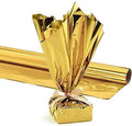 PMU Gift Wrap Mylar Roll Metallic Gold 2-sided, 48 Inches X 50 Ft Roll 1.4 Mil Highly Reflective Mylar Film, Great for Gifts, Birthdays, Christmas, Baskets, Arts & Crafts