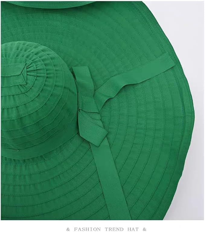 Oversized Sun Hats for Women Extra Large Wide Brim Beach Hat Foldable Roll up Floppy