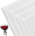 NESCCI 20 Sheet Flower Wrapping Paper - Waterproof Floral Bouquet Wrapping Paper, Florist Supplies Packaging Paper for Wedding Birthday Gift DIY (Gradient White)