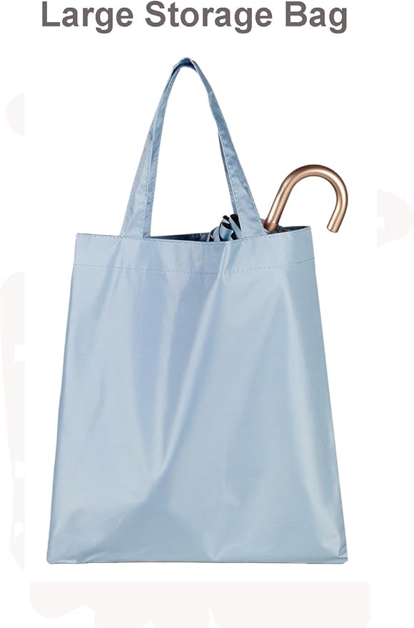 LCY Floral Edge Compact Umbrella Folding Anti-UV Parasol with Hook Handle Sunproof Rainproof & Windproof Umbrella