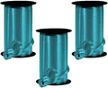 PMU Curling Ribbon - Crimped Texture Curling Ribbons for Gift Box Wrapping, Florist Flowers, Birthday Party Decorations, Festival Art Craft & Christmas Décor - Turquoise 3/8 Inch X 250 Yards, Pkg/3