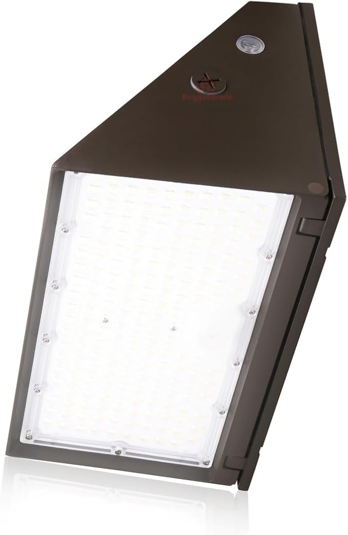 RuggedGrade 120W - Tucana III TunableTech Series - 17,200 Lumens - LED Wall Pack Light with Photocell - Color Selectable 3000K/4000K/5000K - Outdoor LED Light - DLC 5.1 Premium