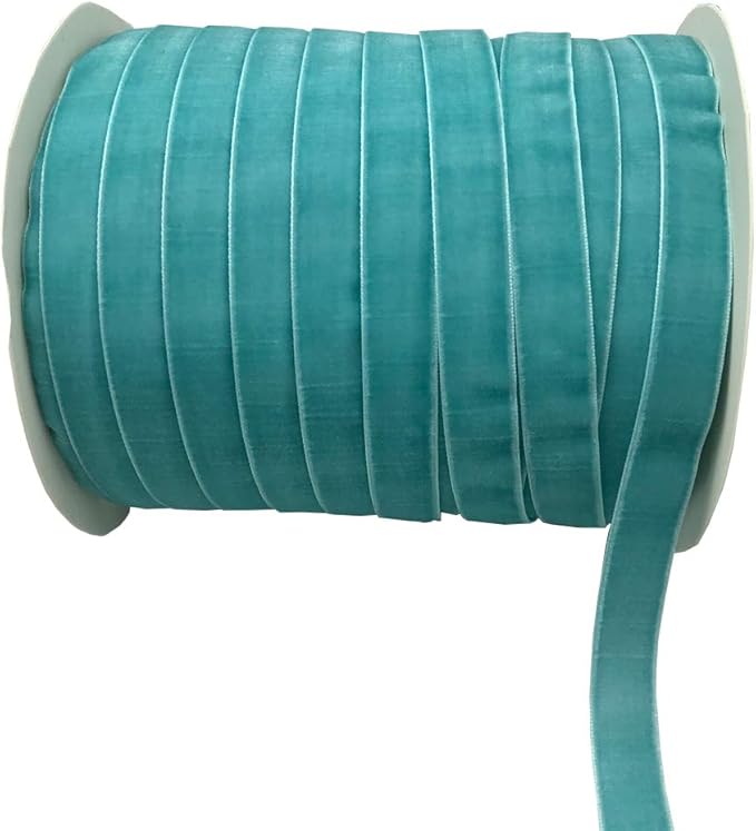 10 Yards Velvet Ribbon Spool (Blue, 5/8")