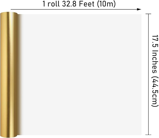 NESCCI Matte Metal Wrapping Paper, Solid Color Paper-2 Roll,17.5 Inches X 32.8 Feet Per Roll,Gift Wrapping Paper,Perfect for Wedding,Valentine's Day,Birthday,Baby Shower,DIY Bouquet