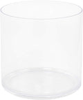 Royal Imports Flower Acrylic Vase Decorative Centerpiece for Home or Wedding by Royal Imports - Break Resistant - 5" Cylinder by 5" Tall