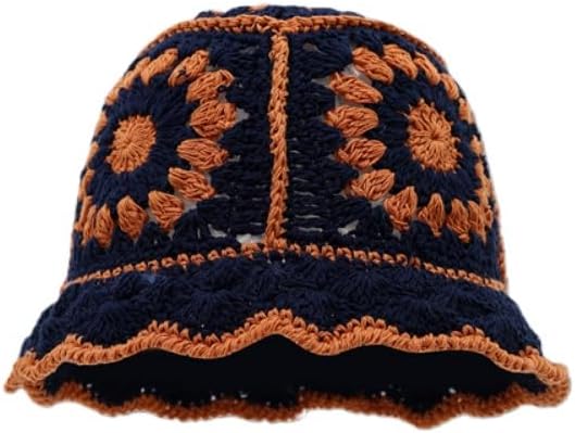 Winter Plush Fuzzy Bucket Hat Flower Fisherman Hats for Women Men Bucket hat