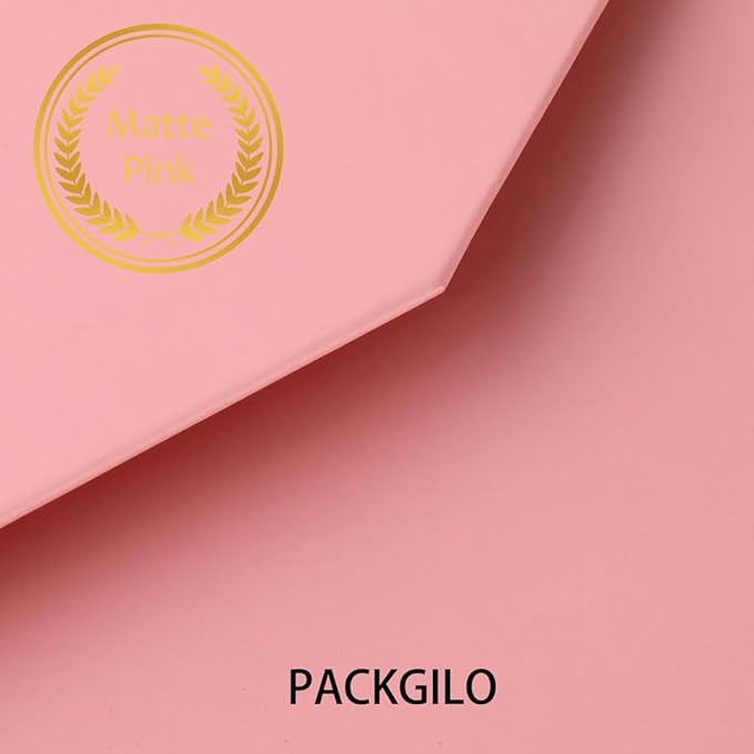 Pink Extra Large Gift Box with Lid 1 Pcs 19x16x6 Inches, Gift Box large Pink Gift Boxes for Presents Clothes Robe Wedding Dress Sweater,Reusable Foldable Bridesmaid Proposal Box（Matte）