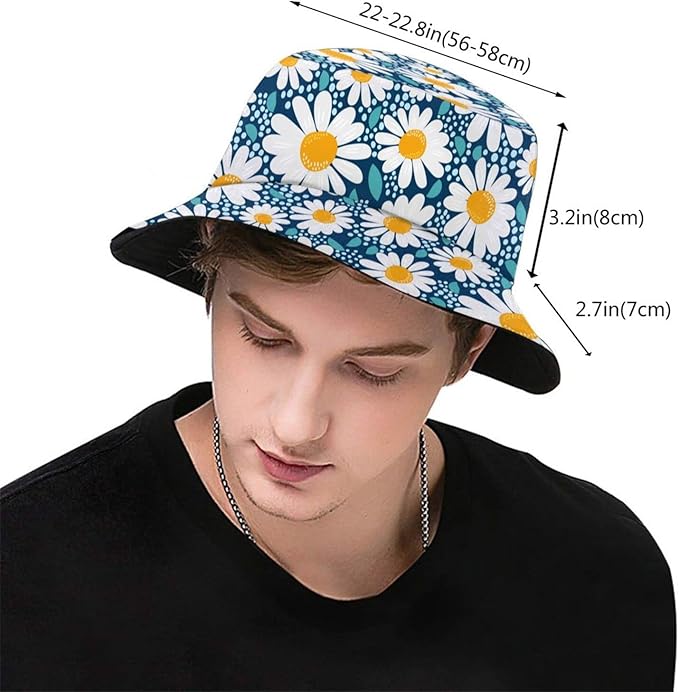 Bucket Hat Sun Beach Packable Fisherman Cap for Women Men Summer Outdoor Hiking
