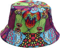 Quanhaigou Bucket Hat for Men Women,Packable Reversible Printed Sun Hats,Fisherman Outdoor Summer Travel Hiking Beach Caps
