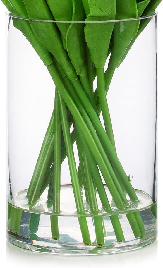 Enova Floral Craft Water and Simulated Fake Water Flower Cast Crystal Epoxy Resin A/B Creates Clear Acrylic Water Simulation for Flower Arrangements (128OZ)