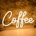 SYLHOME Coffee Led Neon Light Sign Home Bedroom Business Cafe Wall Sign Decor Club Coffee Bar Station Shop Kitchen Light Up Sign 11.8" X 6.69" USB