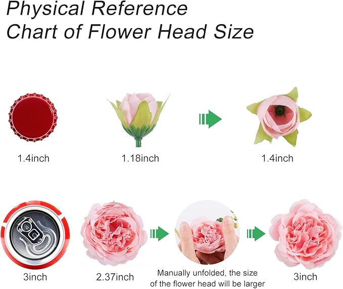 Pusuny Artificial Peonies Silk Flowers, 4 Bundles Faux Peony Bouquet Florals Arrangements for Farmhouse Home Boho Wedding Table Centerpiece, Fake Plastic Flower Bulk for Vase Decoration (Light Pink)