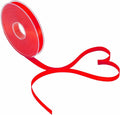 PMLAND Solid Red Fabric Satin Ribbon 3/8'' Inch x 27 Yards Double Faced Use for Crafts Gift Wrapping Floral Bouquets Ornaments Hair Bows Party Decoration