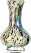 KAMMAK Colored Glass Vase, Beautiful Hand Blown Decorative Vase, Modern Art Vase for Flower Mantle Dining Table Centerpiece, Entryway Living Room Wedding Decoration, FH019