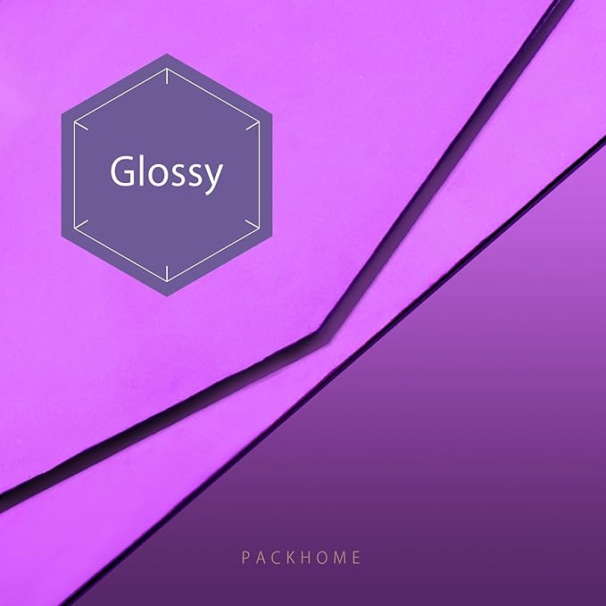 PACKHOME 6 Large Gift Boxes with Lids 13.5x9x4.1 Inches, Sturdy Collapsible Gift Boxes with Magnetic Closure (Glossy Purple)