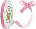 Pink Velvet Ribbon - 5/8 Inch x 10 Yards for Gift Wrapping, Crafts, Christmas Decor, Bow Making, Vintage Fabric