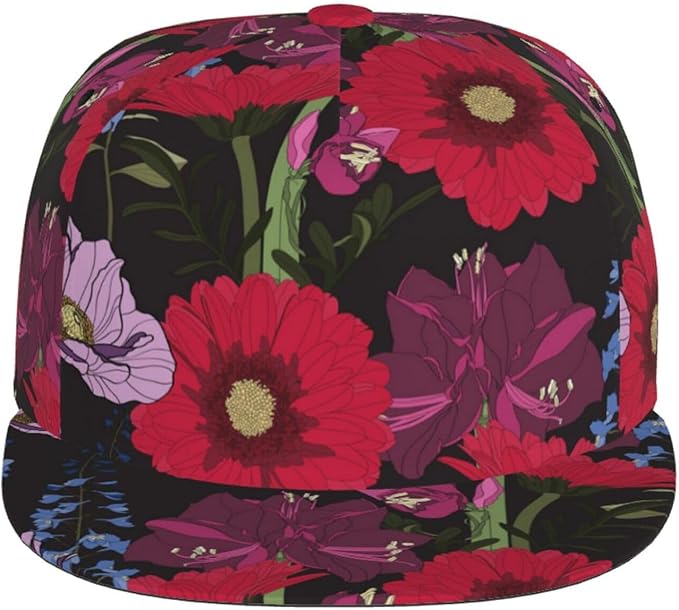 Tulip Flower Baseball Cap for Women Baseball Caps Flower Hat Tulip Baseball Hats Womens Cap for Outdoor