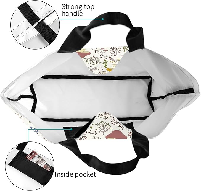 Sunflower Tote Bag For Women, Waterproof Shoulder Bags Big Reusable Grocery Handbag For Shopping Picnic Work Beach