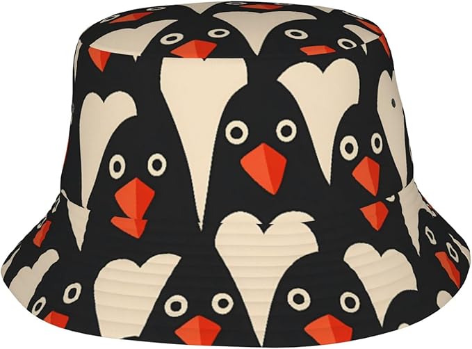 Christmas Navy Blue Tree Bucket Hat Novelty Sun Hats Trendy Fisherman Cap for Men and Women