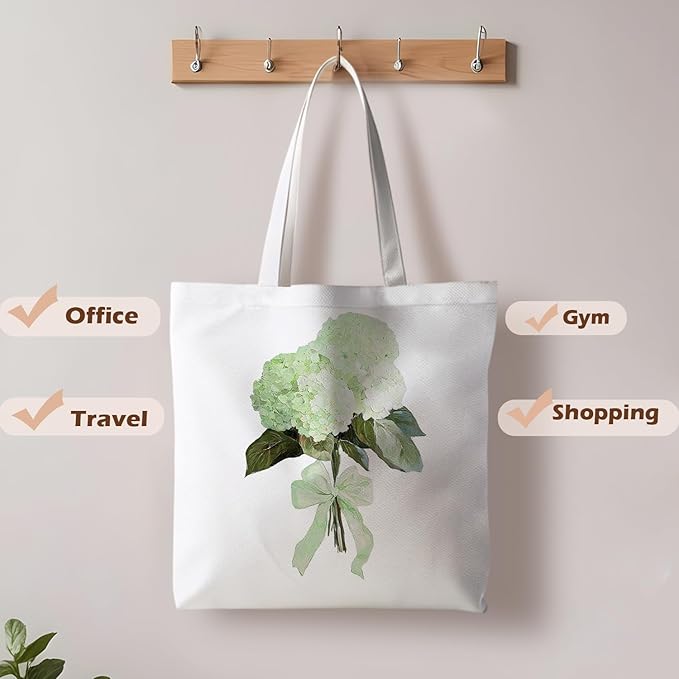 Floral Tote Bag, Floral Bag for Women, Reusable Grocery Bags Shopping Bags