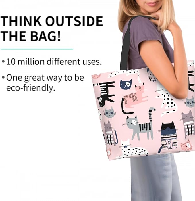 Shoulder Bag Large Reusable Eco-friendly Shopping Bags Portable Storage Handbag