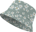 Wildflowers Floral Bucket Hat for Men Women, Summer Vacation Outdoor Travel Reversible Double Side Beach Caps Fisherman Hat